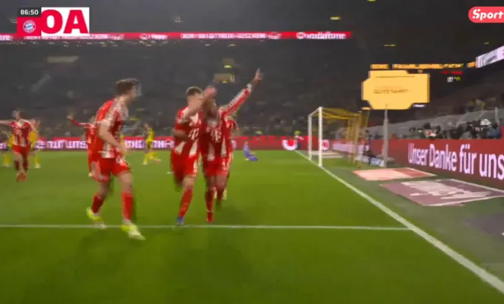 Spektakël me 5 gola në klasiken e futbollit gjerman, Bajerni përmbys ndeshjen dhe arratiset në krye të Bundesligës