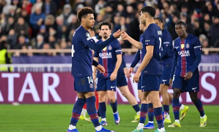 Spektakël në Principatë, PSG mund me përmbysje Monaco-n, Luis Enrique: Fitore karakteri, nisja e ndeshjes ishte katastrofike