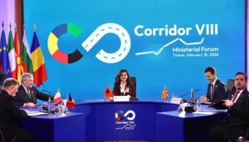 Spiropali në Ministerialin e Tiranës: Korridori VIII, aset strategjik për Europën. Shqipëria nyje e besueshme e projektit