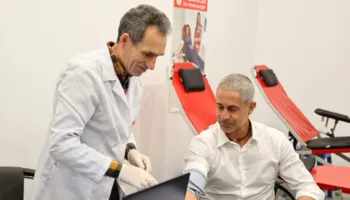 Stafi teknik i Kombëtares dhe ai administrativ i FSHF-së dhurojnë gjak për fëmijët talasemikë