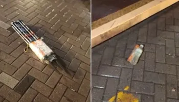 Sulmi i ‘grupit të zjarrit’ ndaj Kryeministrisë/ Në bulevard shihen edhe fishekzjarrë e molotovë të pashpërthyera