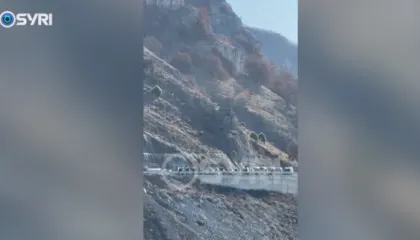 SYRI TV/ Baks-Rrjoll, banorët sërish në protestë, bllokojnë mjetet dhe punëtorët – Mbi 20 protestues shoqërohen nga policia