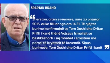 SYRI TV/ Zbardhet shkresa, Rama-Basha kundër Metës, avokatët paraqesin në gjyq shkresën e Spartak Brahos