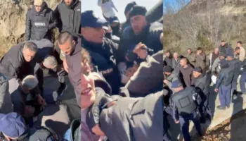 Tensione në Rrjoll/ Banorët vijojnë protestën kundër ndërtimit të resortit, 6 persona shoqërohen në polici