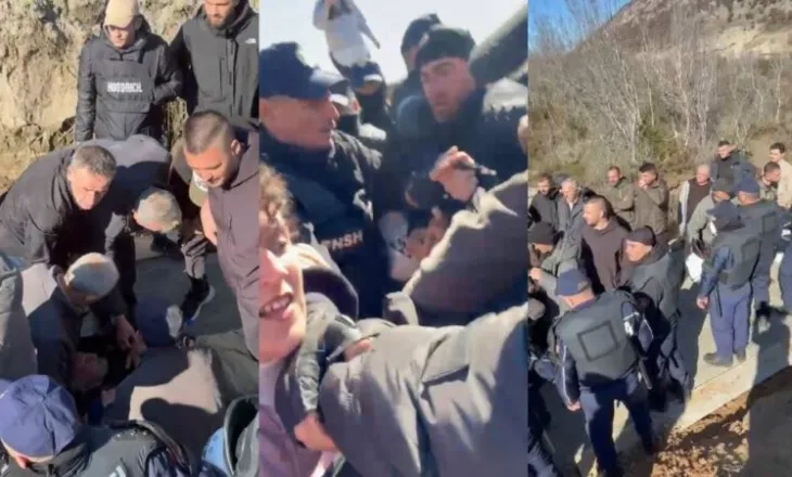 Tensione në Rrjoll/ Banorët vijojnë protestën kundër ndërtimit të resortit, 6 persona shoqërohen në polici