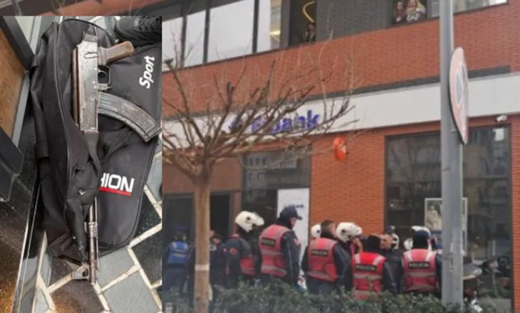 Tentativë për garbitje te “Fibank”! Autori arrestohet nga policia, qëlloi në vendngjarje, por…gjendet arma (EMRI-FOTO)