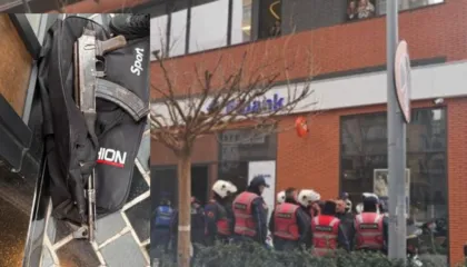 Tentativë për grabitje te “Fibank”! Autori arrestohet nga policia, qëlloi në vendngjarje, por…gjendet arma (EMRI-FOTO)