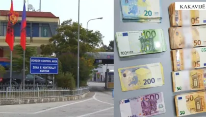 Tentoi të nxirrte mbi 34 mijë euro nga Shqipëria, pa i deklaruar në kufi, procedohet penalisht gruaja në Kakavijë