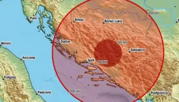 Tërmeti me magnitudë 4.5 ballësh godet Bosnjë dhe Hercegovinën
