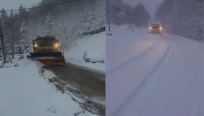 Trashësia arrin deri në 20 cm, rikthehen reshjet e borës në Korçë