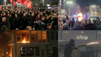 Tre orë protestë/ Molotov, flakë dhe gaz, çfarë prodhoi revolta e PD këtë të shtunë