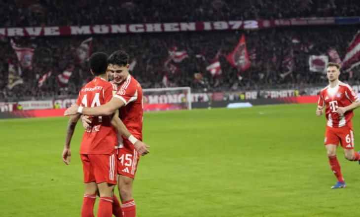 Tre shqiptarët nuk ia dalin dot ta ndalin, Bayern rikthehet te fitorja dhe ruan diferencën ndaj vendit të dytë (video)