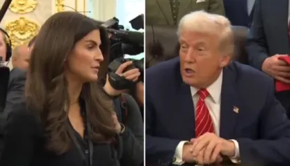 Trump përplaset me gazetaren për çështjen Epstein: Je më e keqja, nuk të kam parë kurrë të buzëqeshësh (VIDEO)