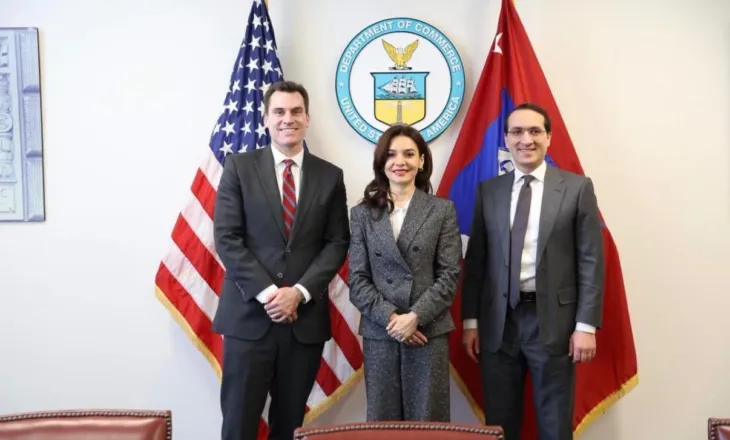 Uashington / Spiropali takim me dy drejtuesit e lartë të Departamentit Amerikan të Tregtisë: Forcim i bashkëpunimit ekonomik për rritjen e investimeve amerikane