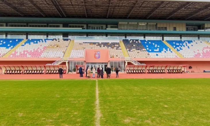 UEFA “zbarkon” në Shkodër, nis inspektimin e stadiumeve