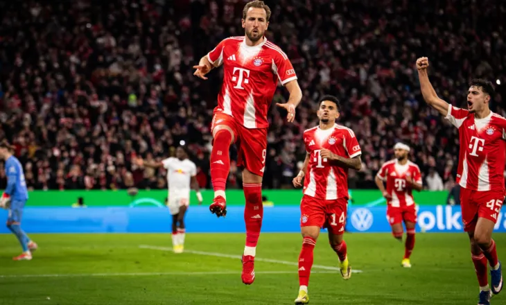 VIDEO/ Bayern në gjysmëfinale të Kupës, mund Leipzig me dy gola