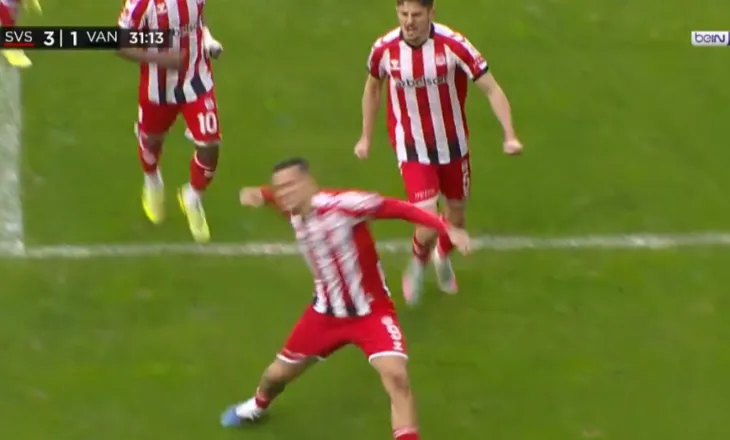 VIDEO/ Çfarë mrekullie nga goditja e dënimit, Rei Manaj shënon dy gola për Sivasporin