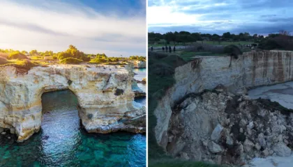 VIDEO/ “Harku i të dashuruarve” në Itali shembet në ditën e Shën Valentinit