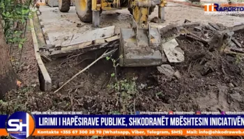VIDEO – Lirimi i hapësirave publike në zonën e Perashit, shkodranët mbështesin iniciativën…