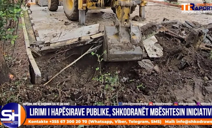 VIDEO – Lirimi i hapësirave publike në zonën e Perashit, shkodranët mbështesin iniciativën…