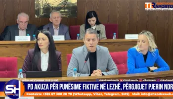 VIDEO – PD Lezhë akuza për punësime fiktive, kryebashkiaku Pjerin Ndreu thotë se nuk gjenden persona…