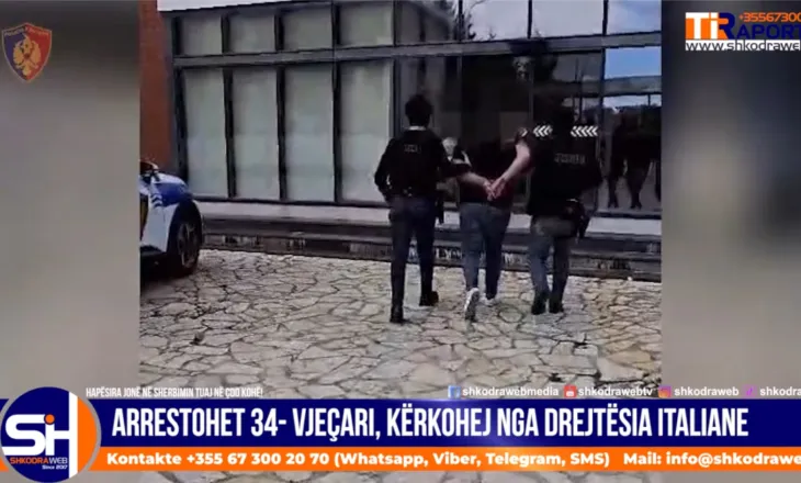 VIDEO – Policia e Shkodrës arreston 34- vjeçarin, kërkohej nga drejtësia italiane për trafik narkotikësh