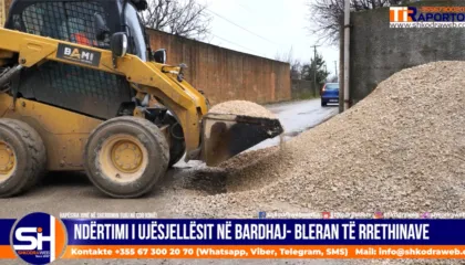VIDEO – Vazhdojnë punimet për ujësjellësin Bardhaj- Bleran në Shkodër, përfitojnë 5 mijë banorë…