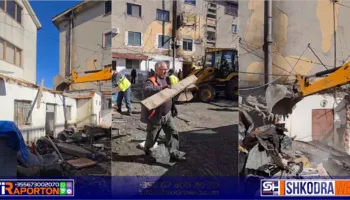 VIDEO – Vazhdon lirimi i hapësirave publike në Shkodër, radha e shkollës “Shejnaze Juka” në qytet…