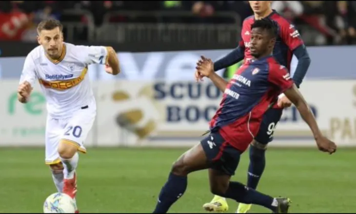 VIDEO/ Ylber Ramadani gjen rrugën e rrjetës, Lecce fitore me peshë për mbijetesën ndaj Cagliarit