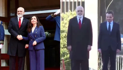 Vizita në Kosovë/ Kryeministri Rama takohet nga presidentja Osmabiu