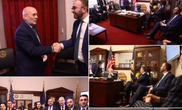 Vizita në Uashington, deputetët e opozitës takojnë kongresmenin Higgins, Bardhi: Sistemi i drejtësisë duhet të..