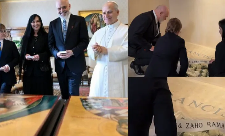 Vizita në Vatikan/ Kryeministri Rama pritet nga Papa Leone XIV, homazhe në varrin e Papa Françeskut (VIDEO)