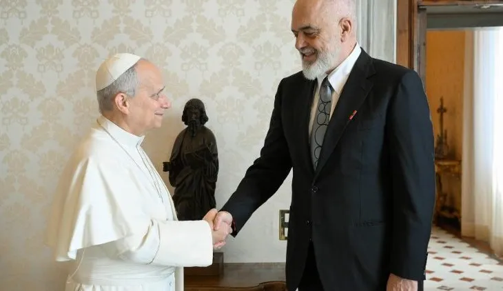 Vizita në Vatikan, kryeministri Rama takohet me Atin e shenjtë, Papa Leone XIV