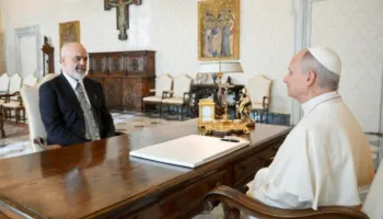 Vizita në Vatikan/ Kryeministri Rama takohet me Papa Leonin e XIV