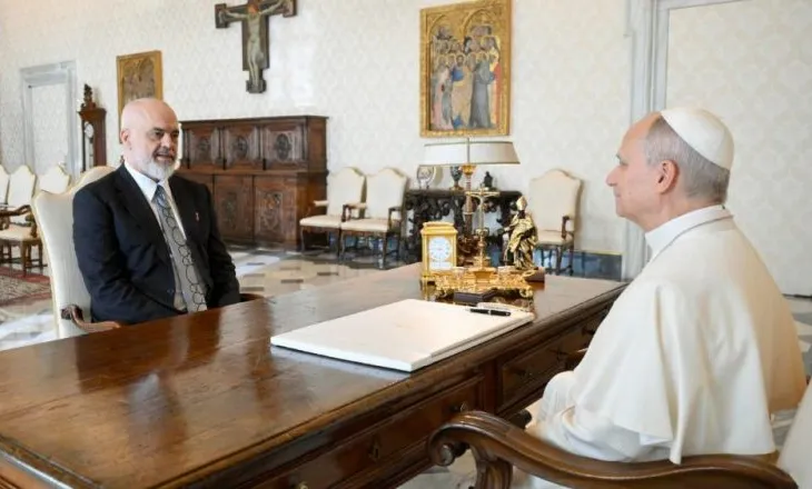 Vizita në Vatikan/ Kryeministri Rama takohet me Papa Leonin e XIV