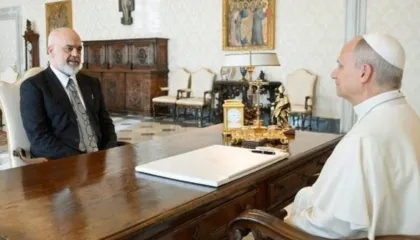 Vizita në Vatikan/ Kryeministri Rama takohet me Papa Leonin XIV, zbulohet biseda