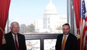 Vizita në Washington, Balliu takohet me kongresmenin Pete Sessions, deputeti i PD: Diskutuam problemet e demokracisë në Shqipëri