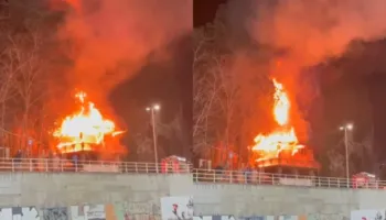 Zjarr i fuqishëm në Lungomare, lokali shkrumbohet – rrezik për pallatet përreth