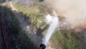 Zjarr në kodrat e fshatit Risili, digjen disa rrënjë ullinjsh, dyshohet i qëllimshëm