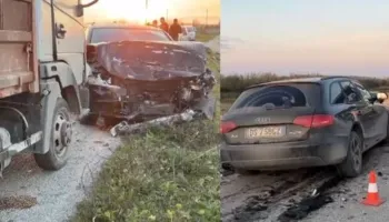 Aksident, “Audi” përplaset me kamionçinën, tre të plagosur