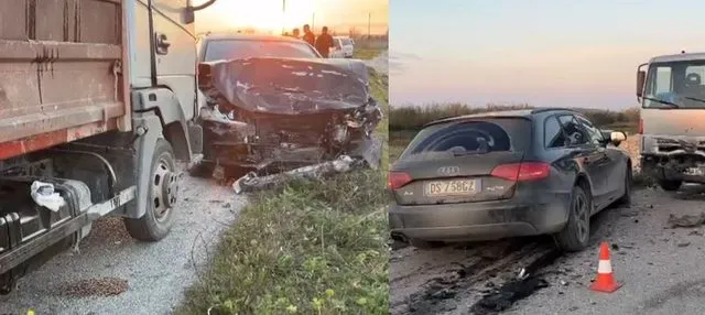Aksident, “Audi” përplaset me kamionçinën, tre të plagosur