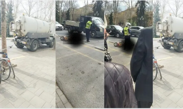 Aksident fatal në kryeqytet, autoboti i UKT-së përplas për vdekje një grua me motor