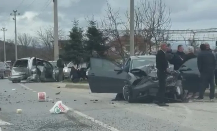 Aksident në aksin Korçë – Maliq, pranë fshatit Lumalas. Disa të lënduar