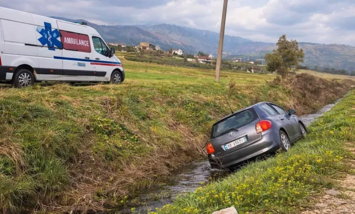 Aksident në aksin Sarandë–Delvinë pranë Stjarit, dy persona të plagosur