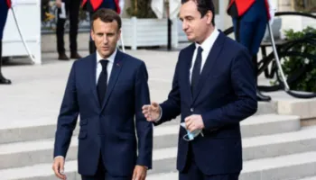Albin Kurti vizitë zyrtare në Paris, pritet nga presidenti francez Macron