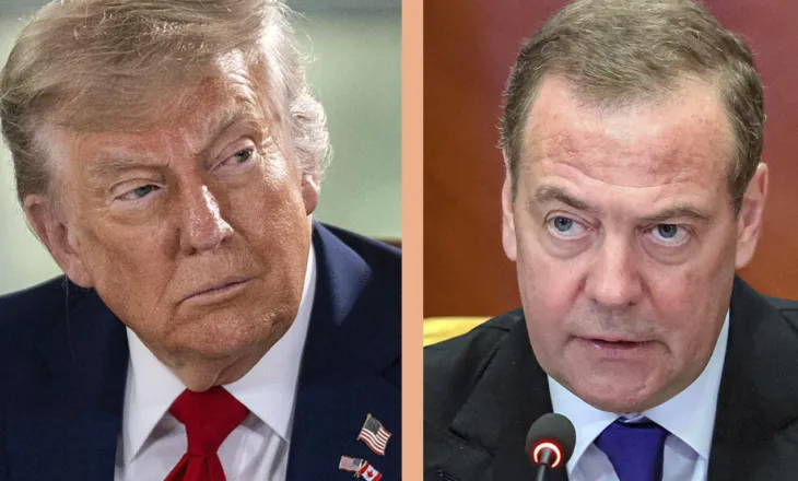 Aleati i Putin sulmon presidentin amerikan, Medvedev: Idiotët e NATO-s, udhëhiqen nga “djali” servil i Trump! Do përdorin “Nenin 5”