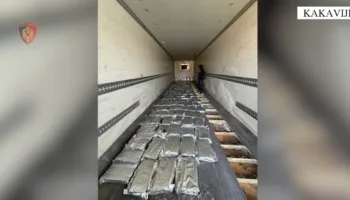 Arrestohet shoferi i kamionit, shihni si u zbulua 350 kg kanabis në Kakavijë (VIDEO)