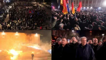 Associated Press: Shpërthejnë trazirat në kryeqytetin e Shqipërisë gjatë protestave antiqeveritare