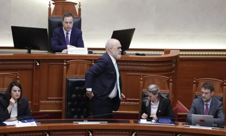 Balluku mungon në seancë, kryeministri Rama largohet nga Kuvendi (VIDEO)