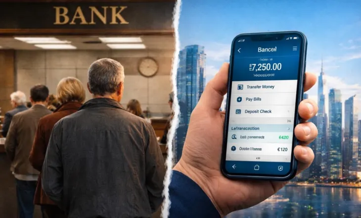 Banka pa sportele: një tranzicion që po ndodh para syve tanë